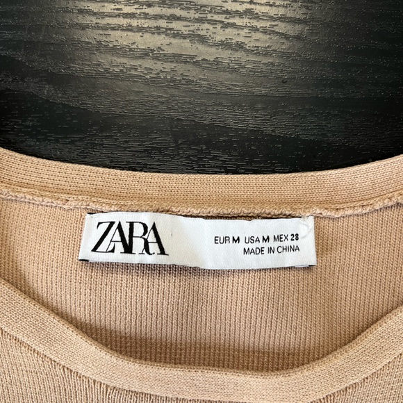 Zara Knit Cropped Tank Top Size Medium - Picture 5 of 5